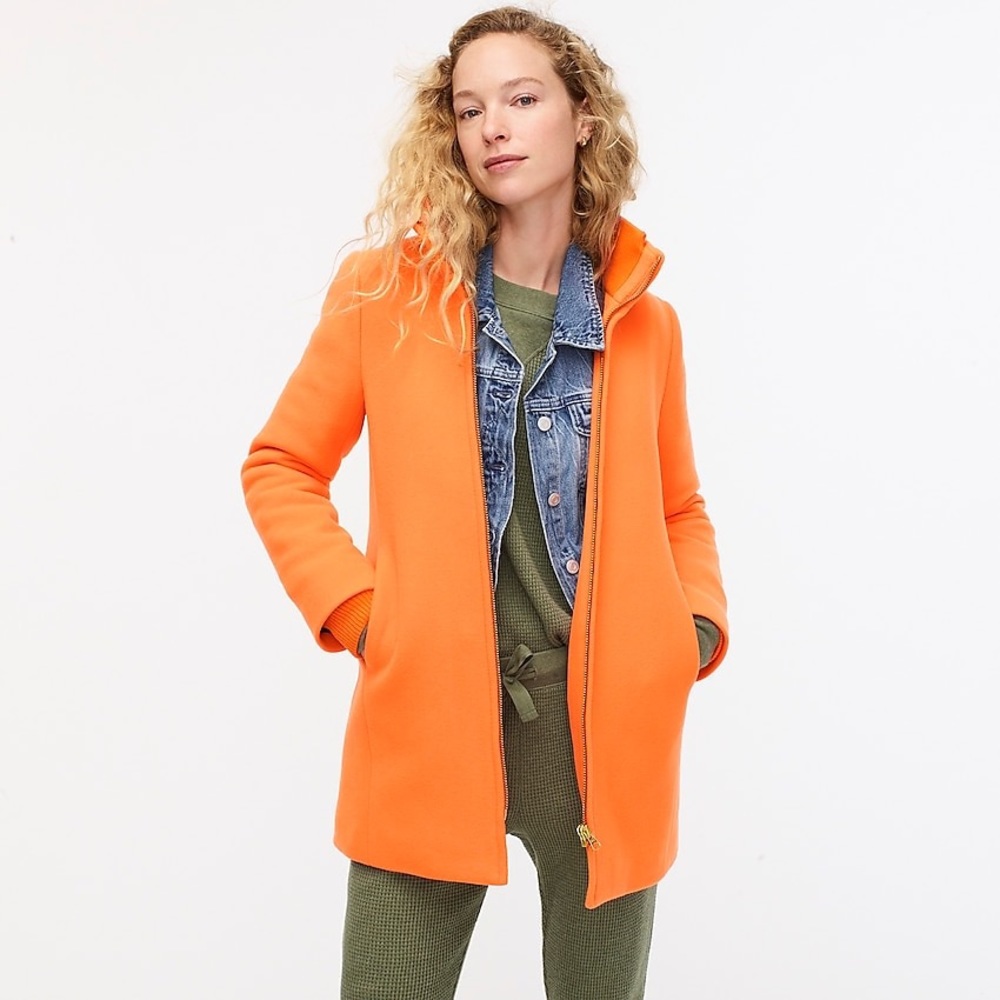 NWT J. Crew Petite Lodge Wool Coat